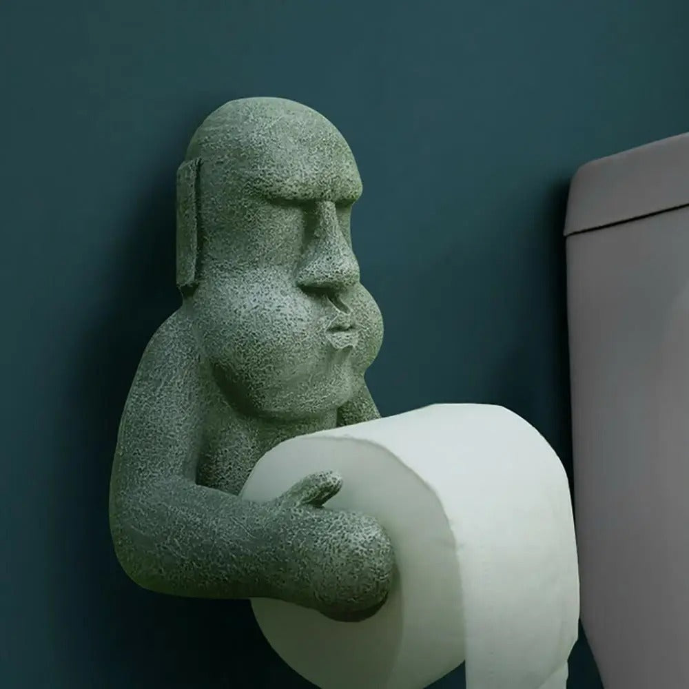 The Poop-a-Nui Toilet Paper Holder