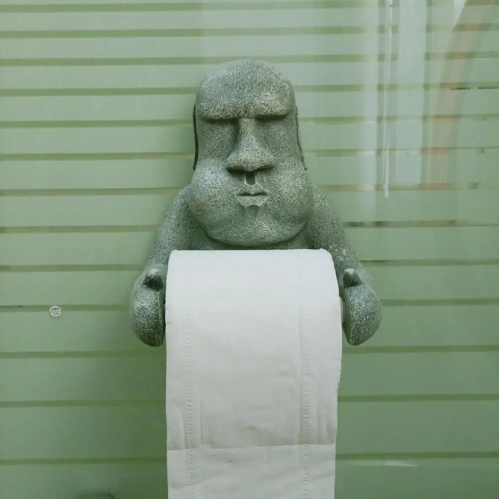 The Poop-a-Nui Toilet Paper Holder