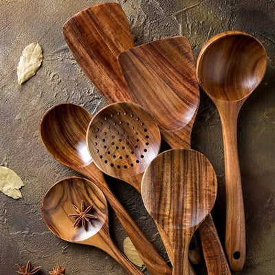 Teakwood Utensil Set