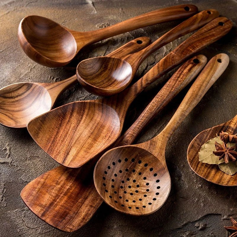 Teakwood Utensil Set